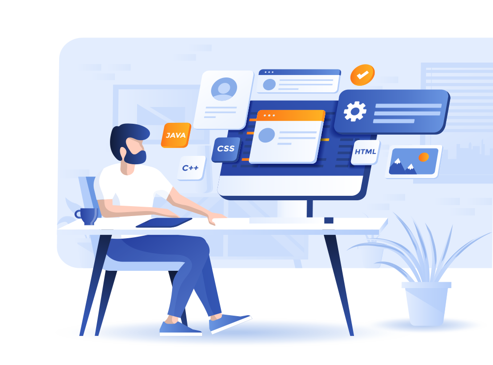 طراحی و توسعه وب 1 vector page develop 6